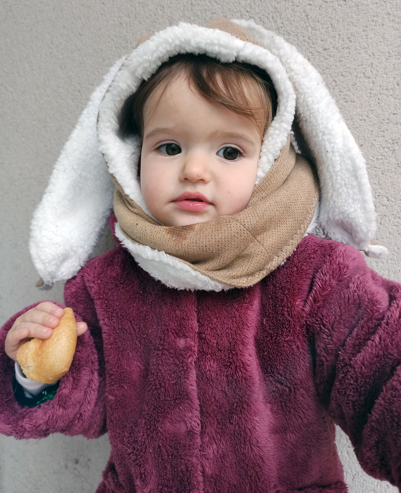 Cagoule avec oreilles de lapin pour fille • Petites Pirates